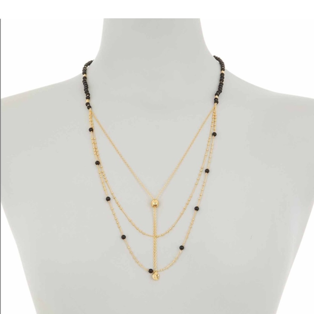 Gorjana 18K Gold Plated Beaded Layered Necklace